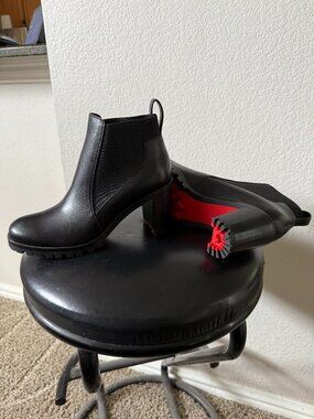 Christian Louboutin Black Booties